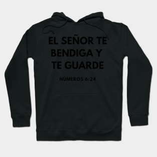 Numbers 6-24 Spanish Lord Bless You Keep You Hoodie